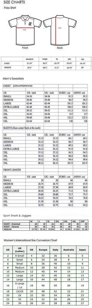 coogi sweater size chart.